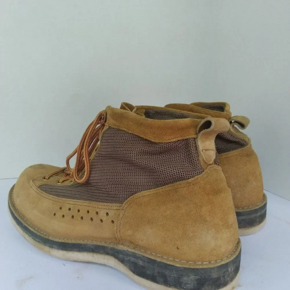 Danner USA-Made Vintage Hiking Boot Mesh & Suede Leather Outdoor Adventure Boots